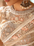 Shiza Hassan Shehnai Bareeze Net Embellished Stitched Saree-Vince