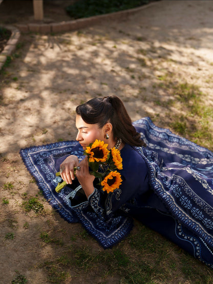 Mahnur Fiona Lawn'26 Embroidered Unstitched 3-Piece Suit-F-06