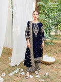 Panache Apparel Velvet Edit Micro Velvet 9000 Embroidered Stitched Suit-Zircon