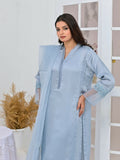 Ruby's Couture Chamak Dhamak Silk Embroidered Stitched 3-Piece Suit-Amal
