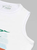 Velvour Poly Athletic Sleeveless Tracksuit-VST61-C