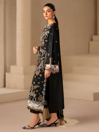Binilyas Saqqara Kotrai Embroidered Stitched 3-Piece Suit-167-B