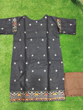 Black Bin Shaukat Pima Lawn Embroidered Stitched 2-Piece Suit