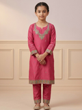 Pink Bin Shaukat Pima Lawn Embroidered Stitched 2-Piece Suit