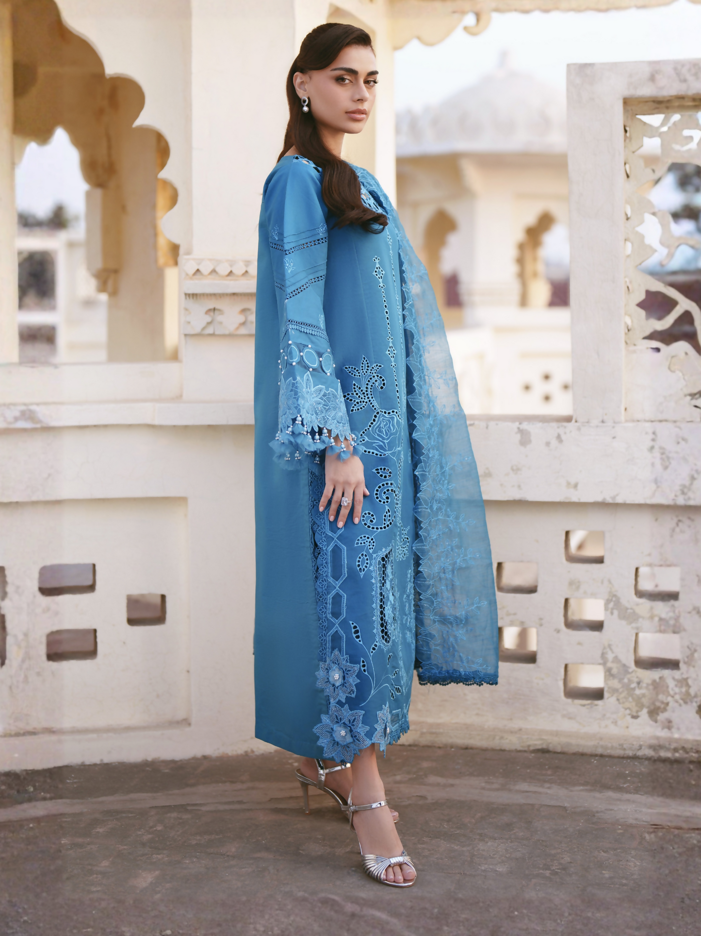 Parishay Shangrila Lawn Embroidered Unstitched 3-Piece Suit-SLA-13