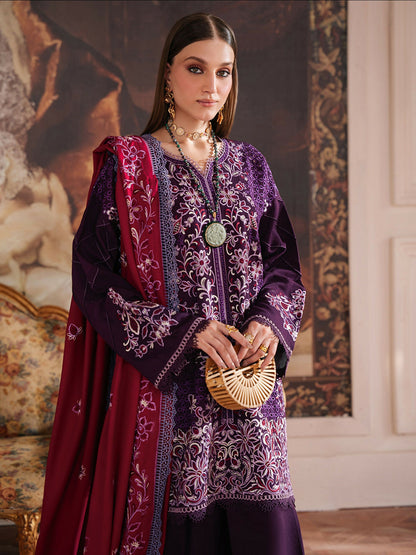 Mahnur Secret Garden Karandi Embroidered Unstitched 3-Piece Suit–SG-010