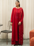 Mannat Clothing Suave Edit Raw Silk Embroidered Stitched Suit-Gazar