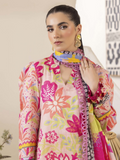 Naqsh Summer Glow 2 Luxury Lawn Digital Printed Unstitched 3-Piece Suit-Oyster Pink-00126