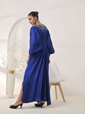 Ruby's Couture The Luxe Edit Pure Crush Silk Embellished Kaftan Set-Heer