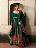 Hussain Rehar Massarat Festive Unstitched'25 Korean Raw Silk Embroidered 3-Piece Suit-Meherunissa