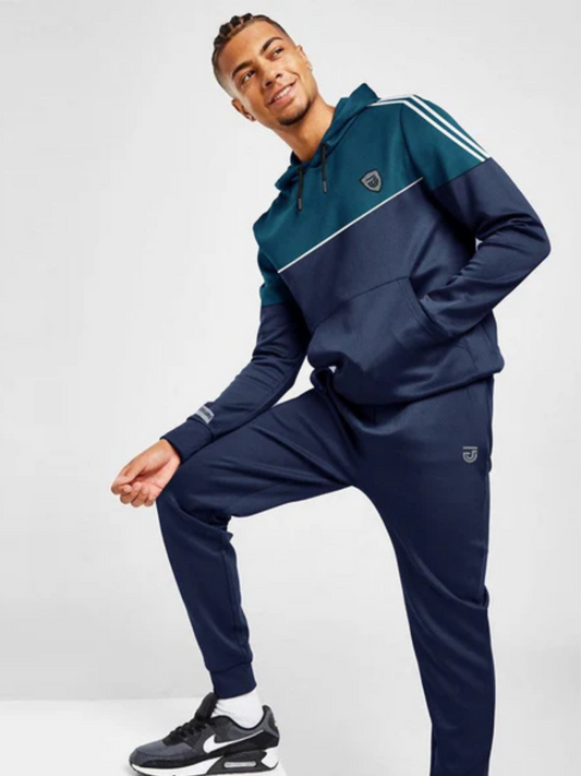 Jupiter Printed logo Premium Contrast Panel Track Suit-12882