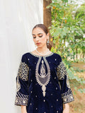 Panache Apparel Velvet Edit Micro Velvet 9000 Embroidered Stitched Suit-Zircon