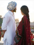 Mahnur Gul Luxury Lawn'26 Embroidered Unstitched 3-Piece Suit-G-005