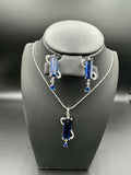 H&A Jewellery One Carat Silver Rhodium Plated Jewellery Set