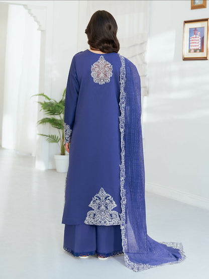 Mahnur Sera Pret'26 Lawn Embroidered Unstitched 3-Piece Suit-SP-01