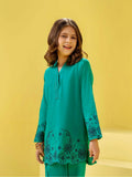 Velvour Girls Cotton Embroidered Stitched 2-Piece Suit-VG155-A