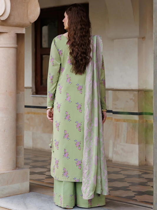 Green Panache Apparel Noor Mahal Cotton Printed Stitched Suit-Rehmaaz