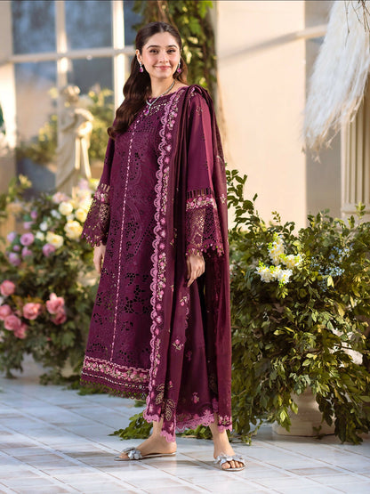Binilyas Freesia Lawn Embroidered Stitched 3-Piece Suit-106-A