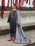 Hussain Rehar Karandi'25 Embroidered Unstitched 3-Piece Suit-Rouge