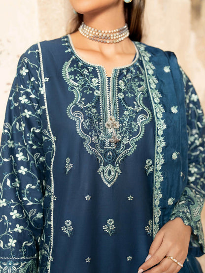 Panache Apparel Rang-e-Bahar Lawn Embroidered Stitched Suit-Gulzar