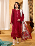 Binilyas Dobby Embroidered Unstitched 3-Piece Suit-D 741-B