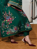 Jugnu by Hussain Rehar The Reserved View SS/Edit I Cotton Embroidered Unstitched 3-Piece Suit-Bezan