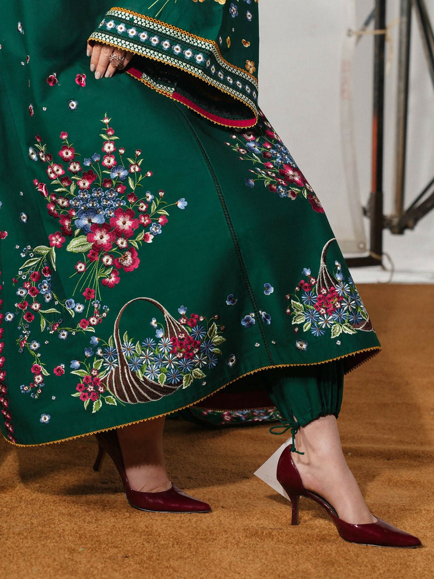 Jugnu by Hussain Rehar The Reserved View SS/Edit I Cotton Embroidered Unstitched 3-Piece Suit-Bezan