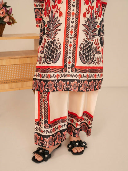 Stylish Collection Whisper Pret Silk Grip Printed Stitched 3-Piece Suit-Floral