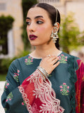 Mahnur Gulzar Viscose Embroidered Unstitched 3-Piece Suit - G - 08