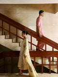 Hussain Rehar The Scent Luxury Pret SS'25 Raw Silk Embellished 2-Piece Suit-Aven
