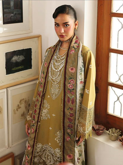 Binilyas Lumina Summer Lawn Embroidered Unstitched 3-Piece Suit-L76-B