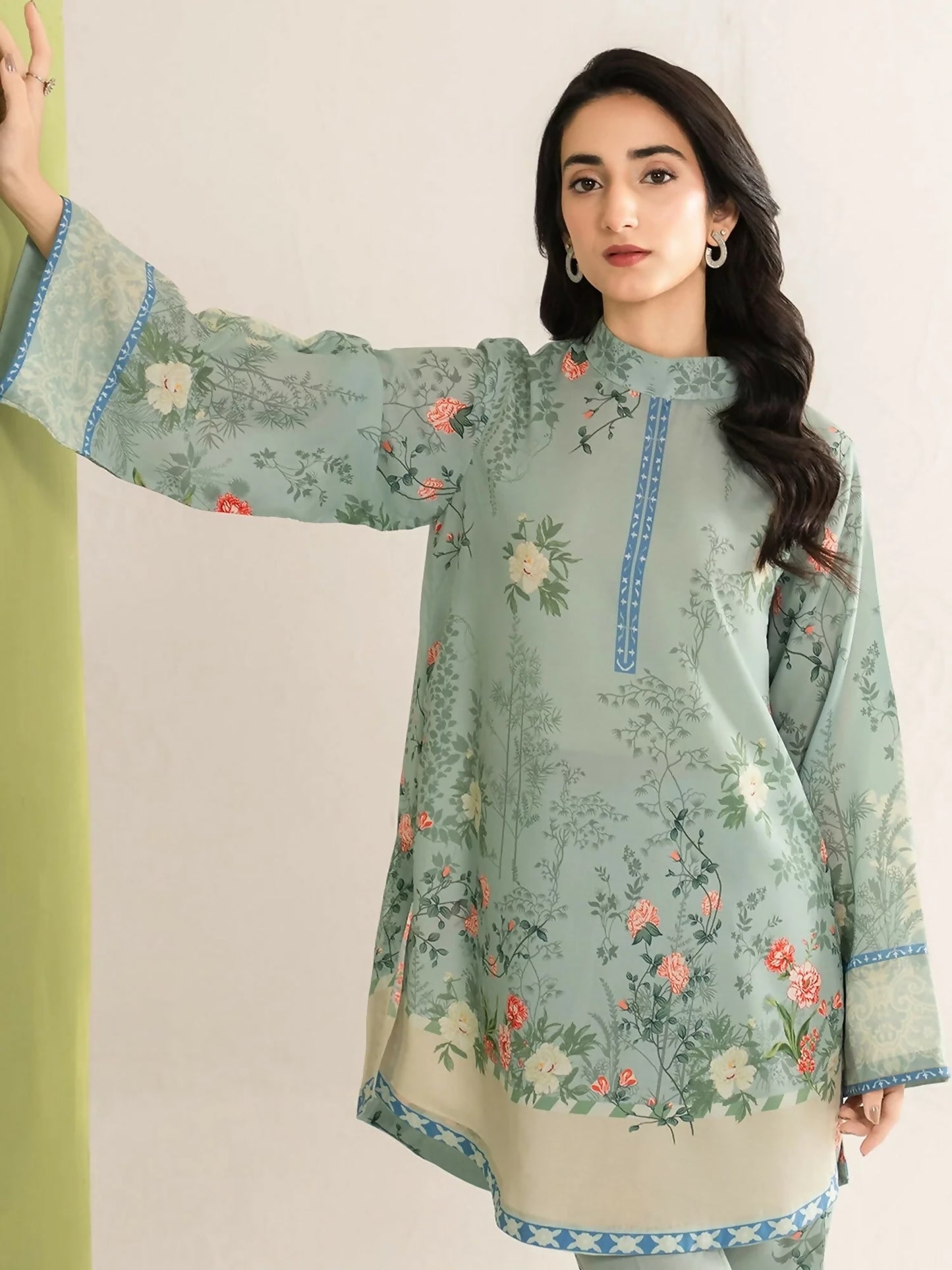 Panache Apparel Dear Summer Silk Lawn Printed Co-Ord Set-Field Notes