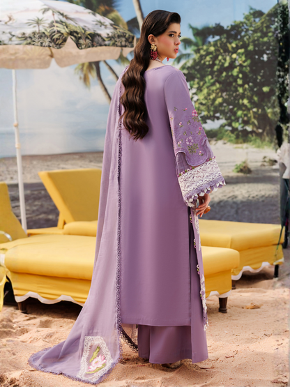 Parishay Monaco Luxury Lawn'26 Embroidered Unstitched 3-Piece Suit-MN-06