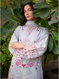 Mahnur Ember Lawn Embroidered Unstitched 3-Piece Suit-EM-008