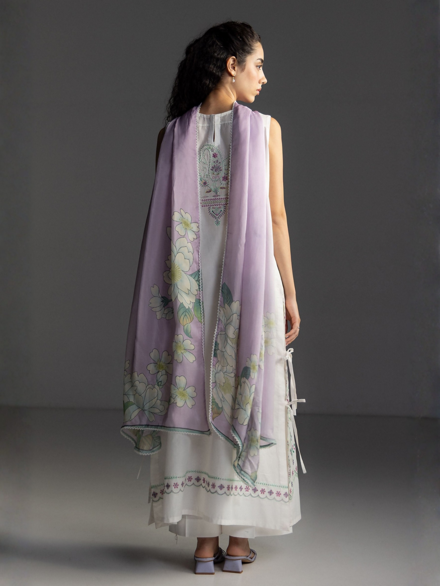 COCO by Zara Shahjahan Lawn'26 Embroidered Unstitched 3-Piece Suit-Veya-7A