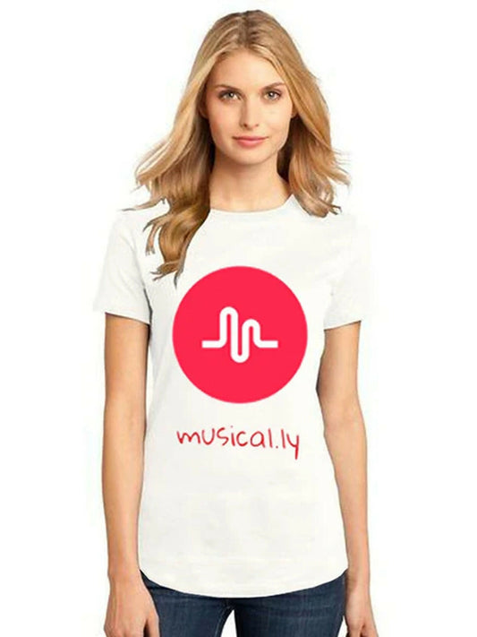 Funky's Girls Musical.ly Printed T-Shirt-8936