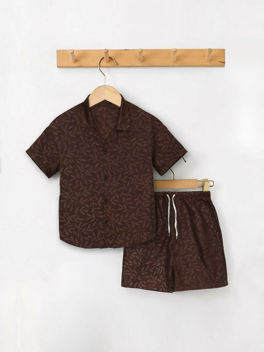 Velvour Polyester Printed Co-Ord Set-VC07