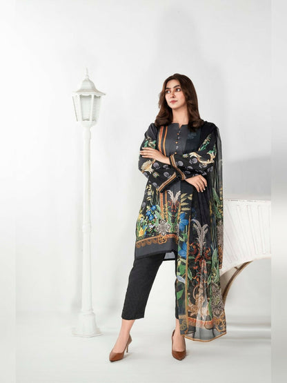 Imran Aftab Aura Summer Lawn Printed Unstitched 3-Piece Suit-IALC 01