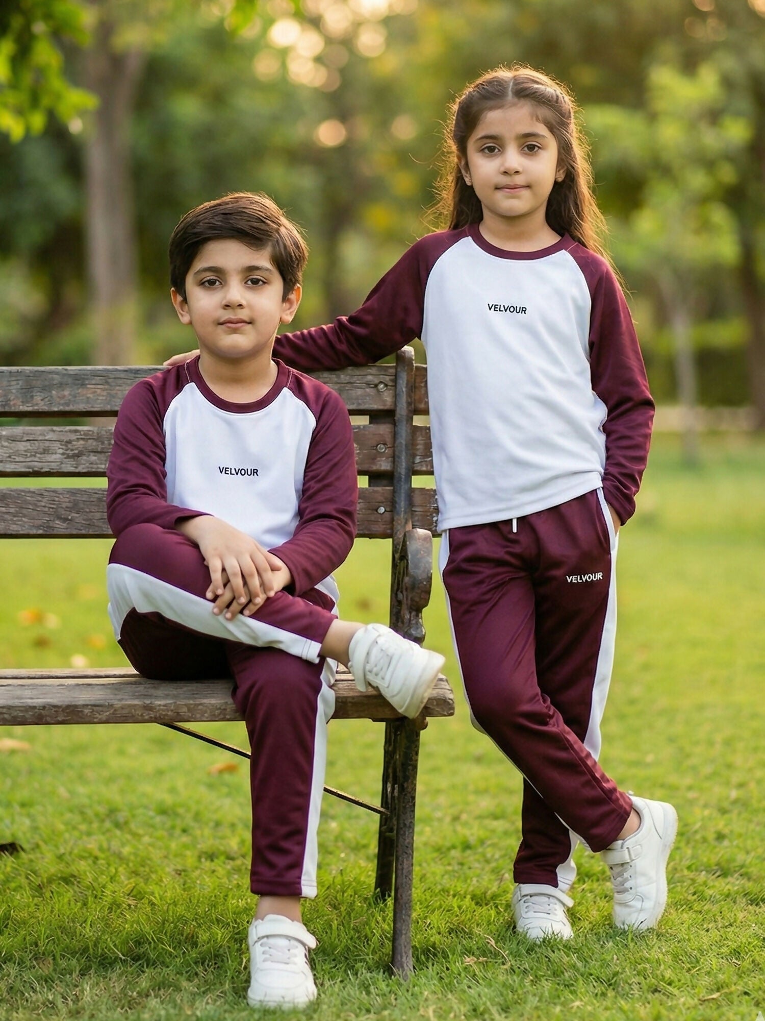 Velvour Polyathletic Fleece Tracksuit-VWT53-B