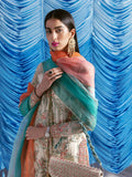 Hussain Rehar Candy Soap Organza Embellsihed Stitched 3-Piece Suit-Parel