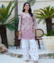 HU Studios Soléa Collection Lawn Cotton Embroidered Stitched 2-Piece Suit-Mauve Melody