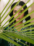 Mahnur Shanaya Luxury Lawn Embroidered Unstitched 3-Piece Suit-Siyahgul