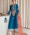 Hussain Rehar Moon In The Golden Cup Raw Silk Embellished Stitched 3-Piece Suit-Gelid