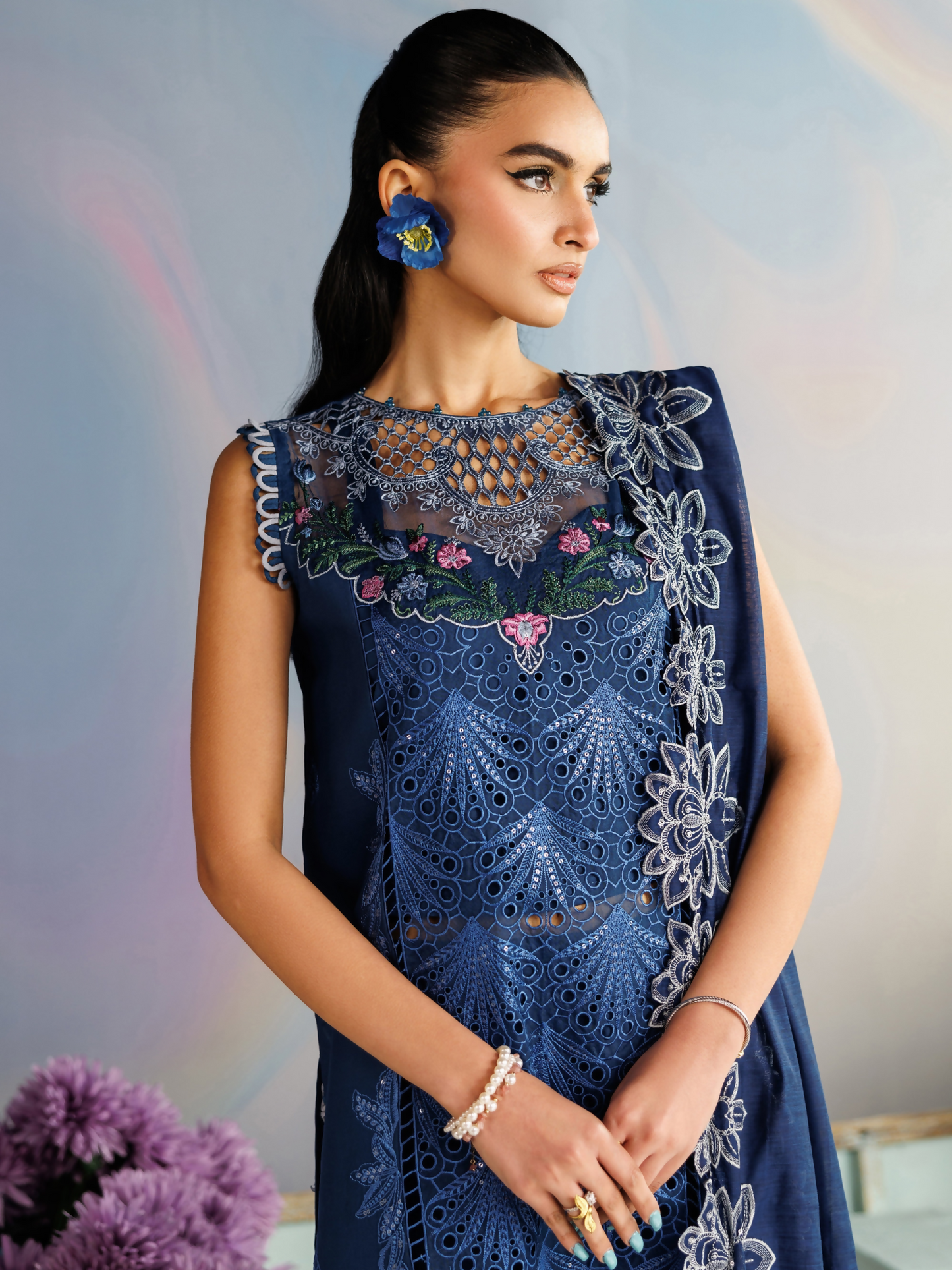 Parishay Shangrila Lawn Vol 2 Embroidered Unstitched 3-Piece Suit-ANG-01