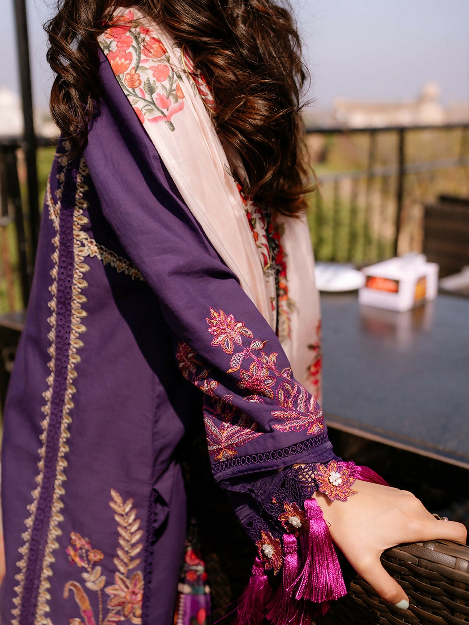 Joolie By Saira Rizwan Lawn Embroidered Unstitched 3-Piece Suit-Elif-B-SRL25-05