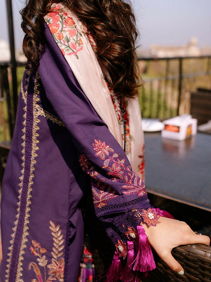 Joolie By Saira Rizwan Lawn Embroidered Unstitched 3-Piece Suit-Elif-B-SRL25-05