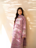 RajBari Jahaan Premium Festive Lawn Embroidered Unstitched 3-Piece Suit-SILA 3-B
