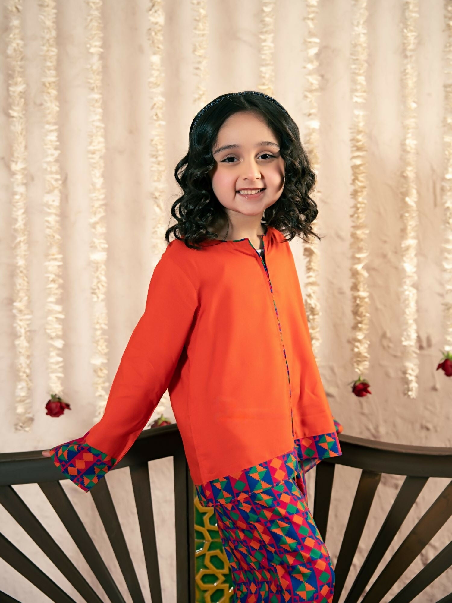 Velvour Girls Cotton Printed Co-Ord Set-VG187-A