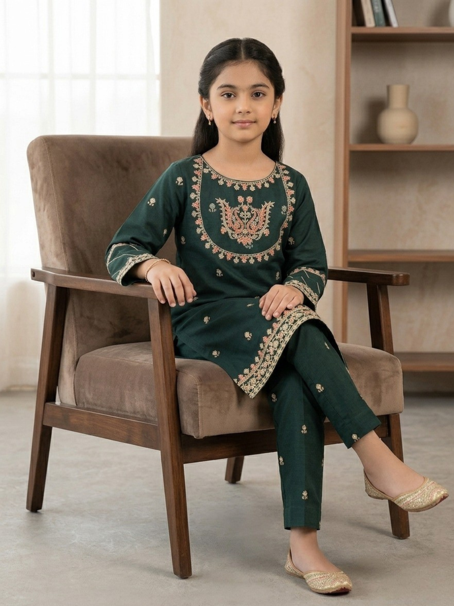 Blue Bin Shaukat Pima Lawn Embroidered Stitched 2-Piece Suit