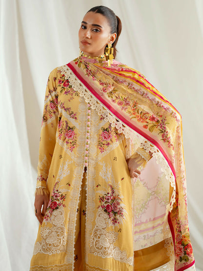 Binilyas Eres Bonita Viscose Embroidered Stitched 3-Piece Suit-1101-B